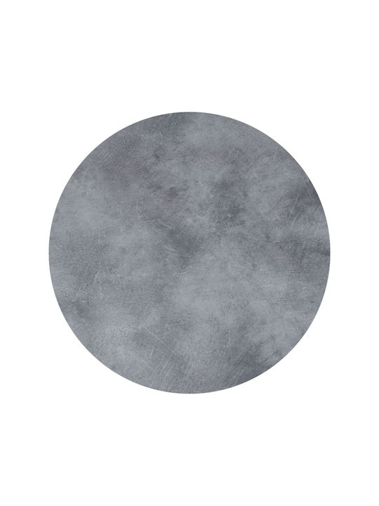 Pakketo Inspire Round Table Surface made of Particleboard Grey Cement 60x60cm 215-000045 1pcs