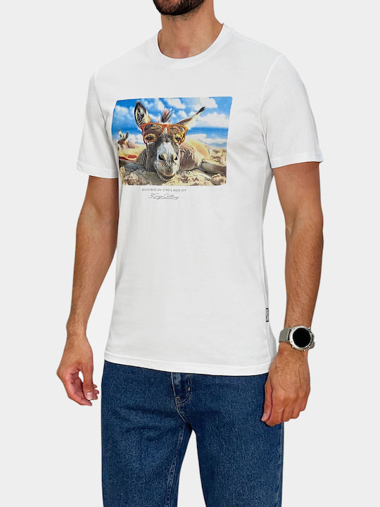 3Guys T-shirt Λευκό