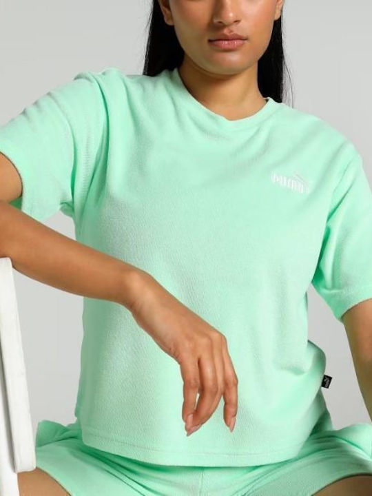 PUMA Women's Blouses Turquoise T-shirt