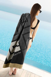 Guy Laroche Velour Printed Black 175x100cm