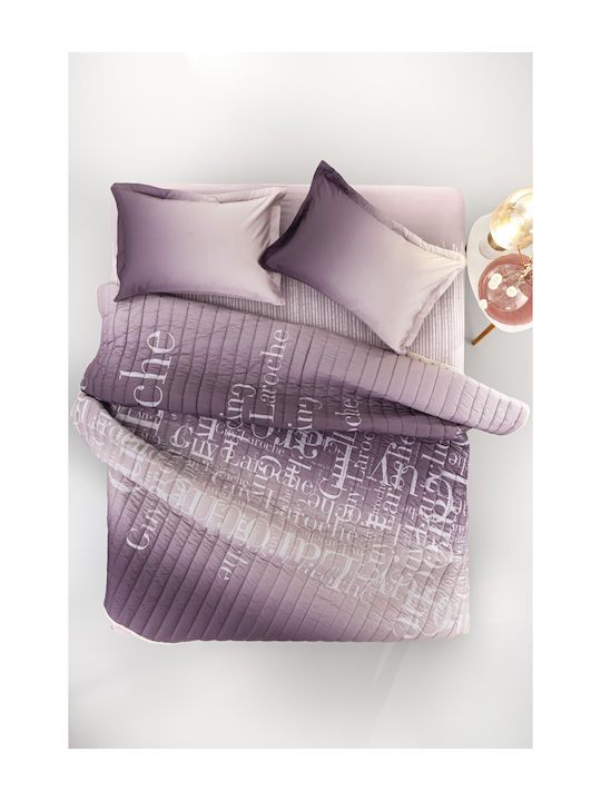 Guy Laroche Estella Κουβερλί Υπέρδιπλο Lilac 220x240cm