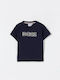 Kinder-T-Shirt Dunkelblau