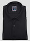 Long-sleeved Cotton Shirt Black