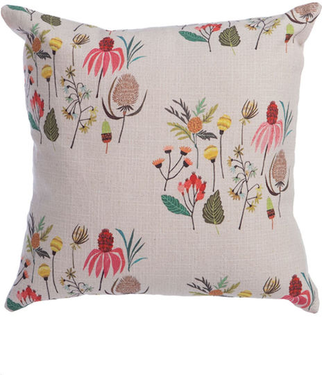 Nef-Nef Homeware Față De Pernă Flori Din 100% Bumbac Multicolor 45x45cm