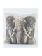 Borea Decorative Pillow Case Design 90 Made of 100% Ecru Cotton 45x45cm