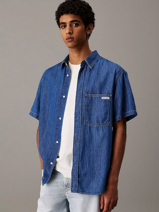 Κοντομάνικο Τζιν Πουκάμισο Denim
