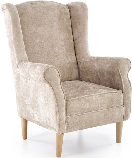 Eres Relax Armchair Beige 80x80x110cm