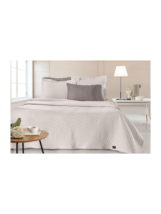Guy Laroche Bello Κουβέρτα Πικέ Υπέρδιπλη 245x260εκ. Ivory