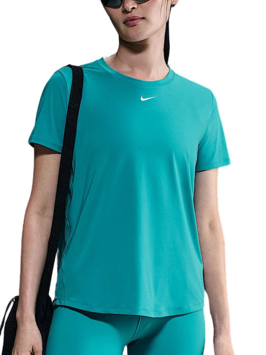Nike One Classic Damen Sport Kurzärmeliges Top ...