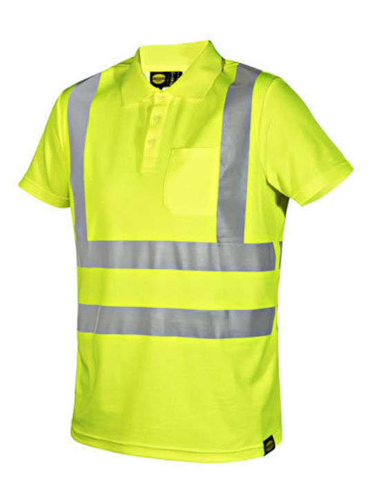 Utility Diadora Μπλουζάκι Polo Mc Hv Iso 20471 Υψηλής Ορατότητας Κίτρινο 176234