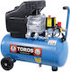 Toros Single-Phase Air Compressors with Power 2.5hp and Airtank 24lt 602081