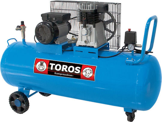 Toros Еднофазен Въздушен компресор с Мощност 3к.с 602085