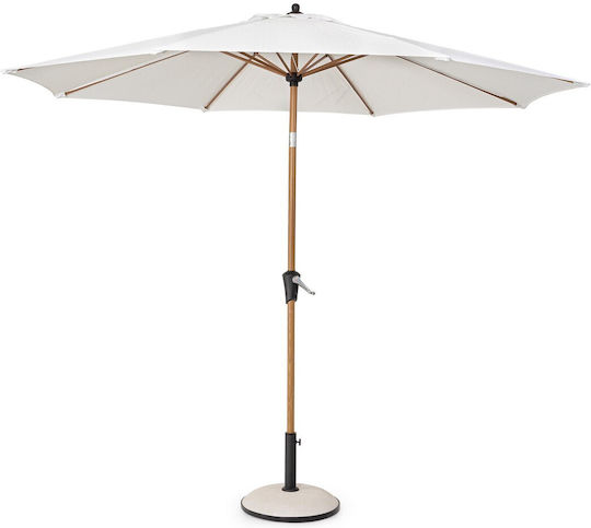 Umbrelă Rotundă Metalică Albă Φ3m
