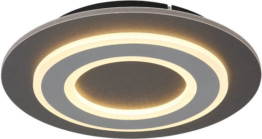 Globo Lighting Πλαφονιέρα Οροφής 32εκ. Γκρι με Ενσωματωμένο LED
