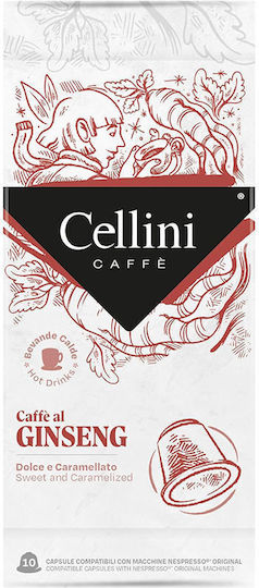 Cellini Капсули Еспресо Съвместими с машина Nespresso 10капси