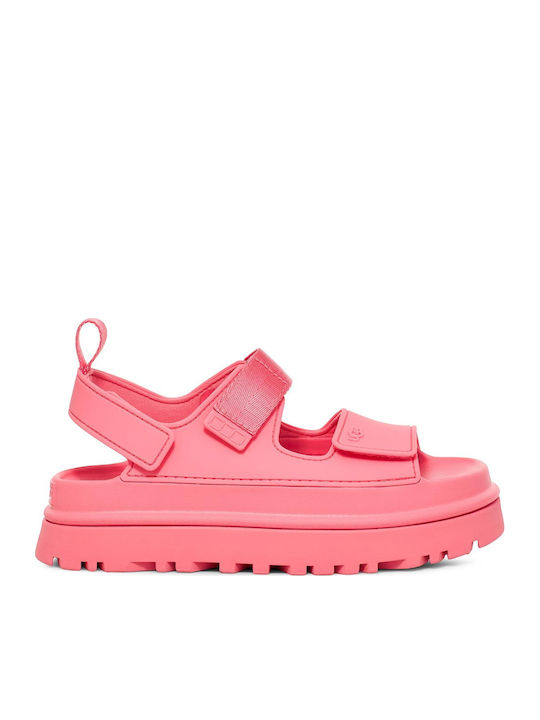 UGG GoldenGlow Women's Flat Sandals Tropical Pink