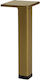 Roline Metallisches Möbelbein 4x10x10cm Gold Matt