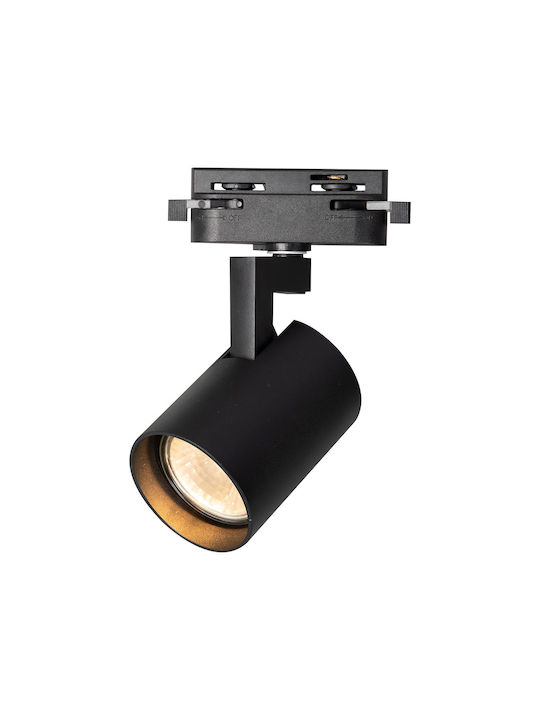 Eko Light Einzel Spot mit Fassung GU10 in Schwarz Farbe