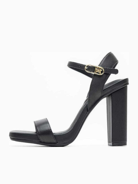 Leather Sandals Black