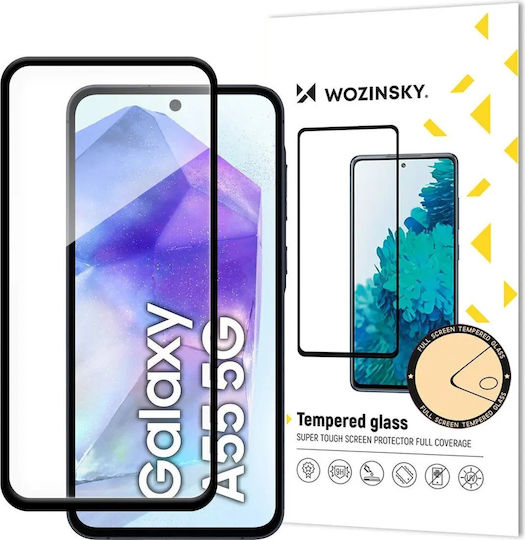 Wozinsky Vollkleber Vollflächig gehärtetes Glas Schwarz (Galaxy S25 Edge)