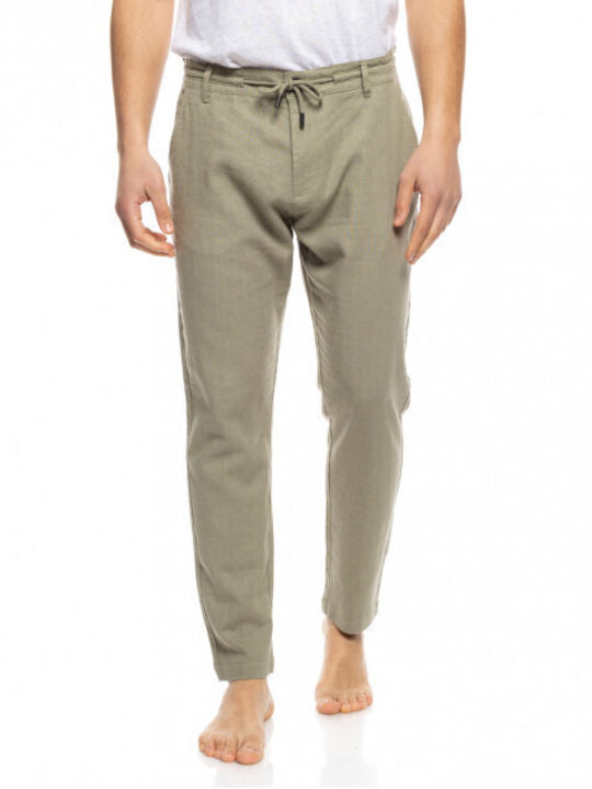 Biston Παντελόνι Chino Dk Green
