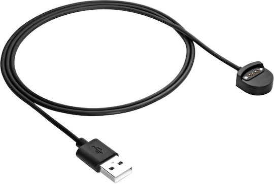 Akyga Charging Cable Φορτιστής για Ticwatch S, Ticwatch E Μαύρος