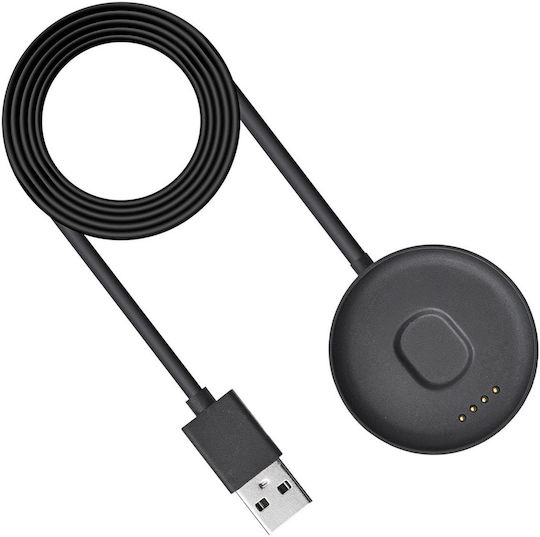 Akyga Charging Cable Φορτιστής για Ticwatch C2 Μαύρος