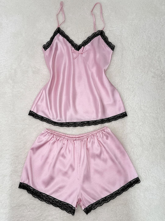 Topaki Καλοκαιρινό Babydoll Ροζ