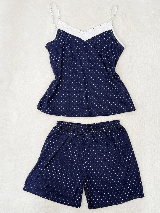 Caress Sommer Babydoll Navy Blue
