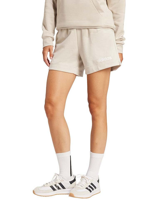 French Femei Prosop Pantaloni scurți Pantaloni scurți Bej