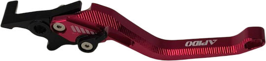 Apido Manetă Frână Motocicletă Reglabilă pentru Sym VF 125 Roșu 34838022