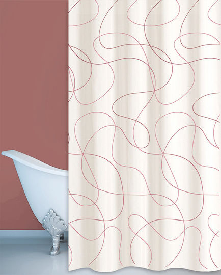 San Lorentzo Slim Κουρτίνα Μπάνιου 180x180cm Πολύχρωμη