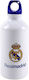 CyP Brands Kinder Trinkflasche Fußball Aluminium mit Stroh 400ml
