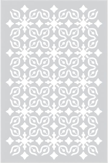 Stencil Τεχνοτροπίας Διακόσμηση Τοίχου 53x84cm Novacolor Petra Tile Nc6365