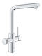 Grohe Μπαταρία Κουζίνας Πάγκου Ασημί