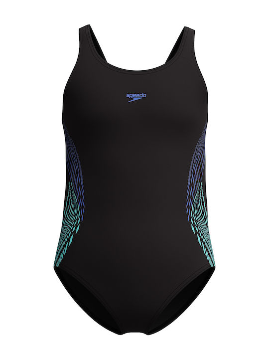 Speedo Muscleback Детски Бански Една част Blue