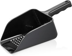 Lingură perforată pentru gheață 1200ml P C negru Gastroplast Nsf