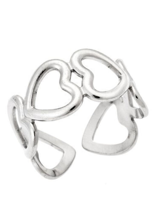 Senza Damen Ring aus Stahl