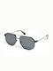 The Glass of Brixton Men's Sunglasses with Black Metallic Frame and Black Lenses