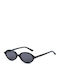 JohNocera Women's Sunglasses with Black Plastic Frame and Black Polarized Lens Mina-c1