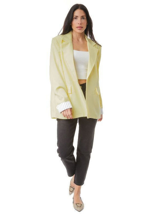 Silia D Women's Blazer Yellow