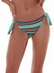 Bikini Slip με Κορδονάκια Aqua