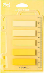 Deli Film Bopp Nusign Yellow Bookmarks 44x12mm ...