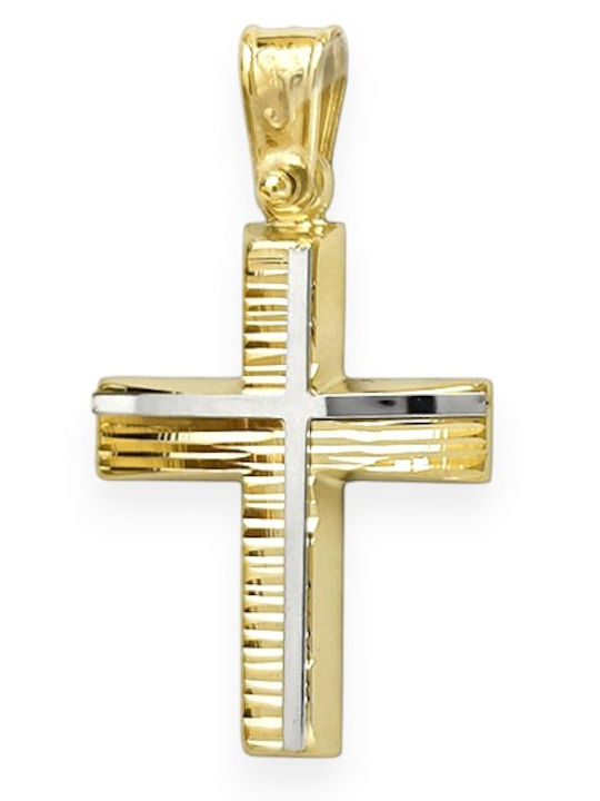 Goldjewels Γυναικείος Χρυσός Σταυρός 9Κ χωρίς Αλυσίδα