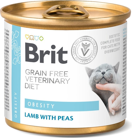 Brit Vd Cat Obesity Κλινική Κονσέρβα Γάτας 200gr