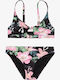 Roxy Bralette Παιδικό Μαγιό Μπικίνι Anthracite