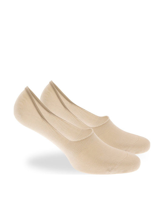 Walk Soumba Ανδρικές Κάλτσες Μπεζ 3Pack