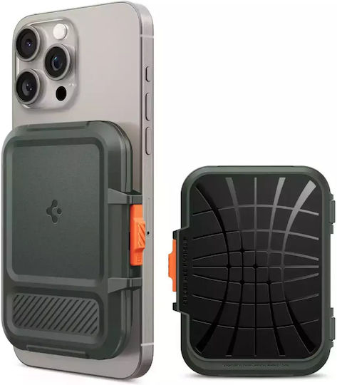 Spigen MagSafe Θήκη Καρτών Lock Fit MagSafe Military Green