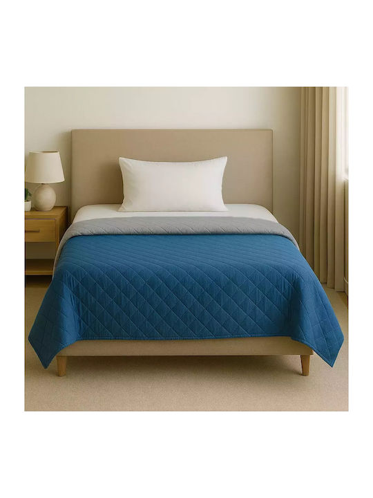 Family Enterprise Coverlet Single Blue 160x240cm