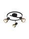 Globo Lighting Triplu Spot în Culoare Negru